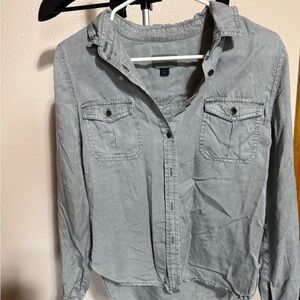 Universal Thread Light Gray Utility Jacket